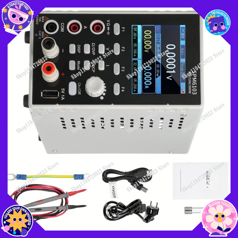 مصدر طاقة مختبري قابل للبرمجة  - مراجعة Programmable Dc Power Supply 60V 10A وسعره